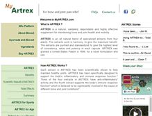 Tablet Screenshot of myartrex.com